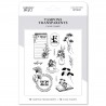 FLORILEGES DESIGN TAMPONS CLEAR CARPE DIEM "GINKGO"