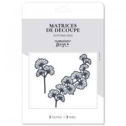 FLORILEGES DESIGN OUTIL DE DECOUPE DOUBLE GINKGO
