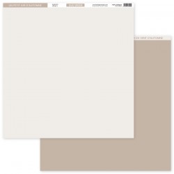FLORILEGES DESIGN PAPIER UNI DUO GREGE 30,5 x 30,5 cm GINKGO