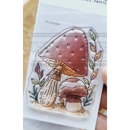 CHOU & FLOWERS TAMPONS CLEAR MINI CHAMPIGNON "OREE DES BOIS"