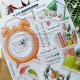 CHOU & FLOWERS TAMPONS CLEAR A4 LE REVEIL "OREE DES BOIS"