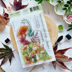 CHOU & FLOWERS TAMPONS CLEAR MUSHROOMS "OREE DES BOIS"
