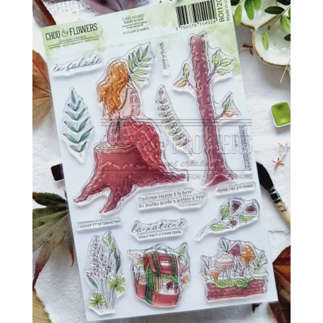 CHOU & FLOWERS TAMPONS CLEAR BALADE EN FORET "OREE DES BOIS"