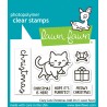 LAWN FAWN CLEAR STAMPS - COZY CATS CHRISTMAS ADD-ON