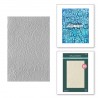 SPELLBINDERS crackle paint 3D EMBOSSING FOLDER