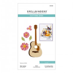 SPELLBINDERS MINI GUITAR Etched Dies