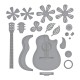 SPELLBINDERS MINI GUITAR Etched Dies