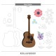 SPELLBINDERS MINI GUITAR Etched Dies