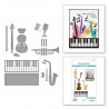 SPELLBINDERS MINI MUSICAL INSTRUMENTS Etched Dies