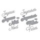 SPELLBINDERS FRENCH CHRISTMAS SENTIMENTS Etched Dies