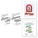 SPELLBINDERS FRENCH CHRISTMAS SENTIMENTS Etched Dies