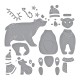 SPELLBINDERS POLAR BEAR PALS Etched Dies