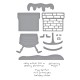 SPELLBINDERS CHIMNEY CAPER CLEAR STAMP and Die SET ETCHED DIES