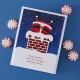 SPELLBINDERS CHIMNEY CAPER CLEAR STAMP and Die SET ETCHED DIES