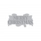 HERO ARTS BETTERPRESS MERRY CHRISTMAS PLATE