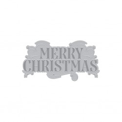 HERO ARTS BETTERPRESS MERRY CHRISTMAS PLATE