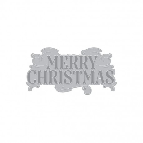 HERO ARTS BETTERPRESS MERRY CHRISTMAS PLATE
