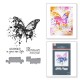Spellbinders BETTERPRESS BUTTERFLY SPLATTER - BETTERPRESS PLATE & DIE SET