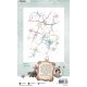 STUDIO LIGHT CHRISTMAS BLUSH WINTER CRACKLE CLEAR STAMP BUTTERFLY