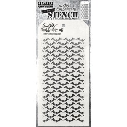 Tim Holtz Layering Stencils, BATGROUND