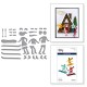 SPELLBINDERS HIT THE SLOPES ETCHED DIES FROM THE SKI-SON'S GREETINGS COLLECTION BY SIMON HURLEY