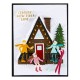 SPELLBINDERS HIT THE SLOPES ETCHED DIES FROM THE SKI-SON'S GREETINGS COLLECTION BY SIMON HURLEY