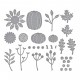 SPELLBINDERS FALL FLORALS Etched Dies