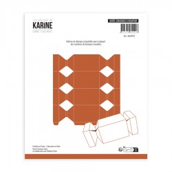 LES ATELIERS DE KARINE "CARNET ENCHANTé" DIES BOITE CRACKER à remplir