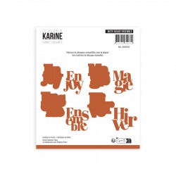 LES ATELIERS DE KARINE "CARNET ENCHANTé" DIES MOTS NUAGE ENSEMBLE