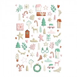 LES ATELIERS DE KARINE "CARNET ENCHANTé" PUFFY STICKERS