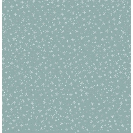 HA-PI SIMILI-CUIR "ETOILE des NEIGES", 30,5 x 30,5cm