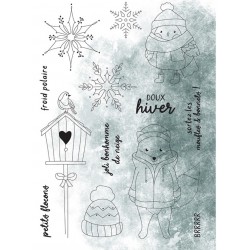 HA-PI TAMPON CLEAR COPAINS D'HIVER "ETOILE des NEIGES"