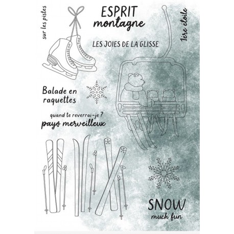 HA-PI TAMPON CLEAR ESPRIT MONTAGNE "ETOILE des NEIGES"