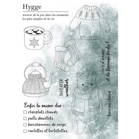 HA-PI TAMPON CLEAR HYGGE "ETOILE des NEIGES"