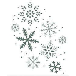 HA-PI DIES FOND FLOCONS "ETOILE des NEIGES"