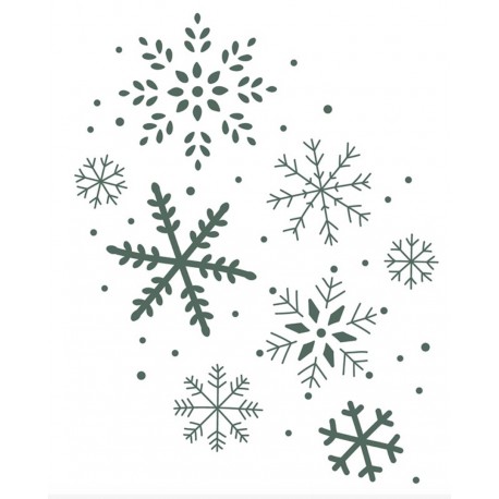 HA-PI DIES FOND FLOCONS "ETOILE des NEIGES"