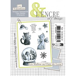 L'ENCRE ET L'IMAGE - LES MALLOW AU CLAIR DE LUNE CLEAR STAMPS