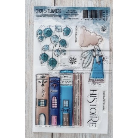 CHOU & FLOWERS TAMPONS CLEAR HISTOIRE D'HIVER "ALTITUDE"