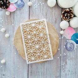 CHOU & FLOWERS POCHOIR A6 CRISTAUX "ALTITUDE"