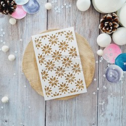 CHOU & FLOWERS POCHOIR A6 MOTIF JACQUARD "ALTITUDE"