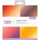 CRAFTERS COMPANION OMBRE GLITTER PAD 15X15cm WARM TONES