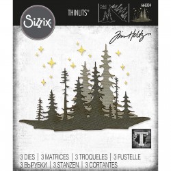 SIZZIX THINLITS TIM HOLTZ FOREST SHADOWS