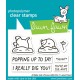 LAWN FAWN CLEAR STAMPS - A MOLE LOT OF LOVE ADD ON
