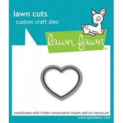 LAWN FAWN DIES - CRITTER CONVERSATION HEARTS ADD-ON