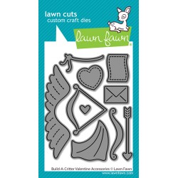 LAWN FAWN DIES - BUILD A CRITTER VALENTINE ACCESSORIES