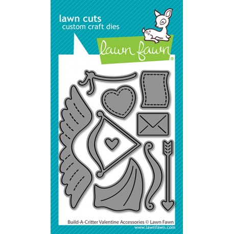 LAWN FAWN DIES - BUILD A CRITTER VALENTINE ACCESSORIES
