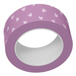LAWN FAWN WASHI PURPLE TINY HEARTS