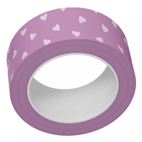 LAWN FAWN WASHI PURPLE TINY HEARTS