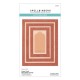 SPELLBINDERS HAPPIER HOUR Etched Dies LINEAR TOUCH RECTANGLES