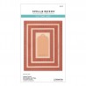 SPELLBINDERS HAPPIER HOUR Etched Dies LINEAR TOUCH RECTANGLES